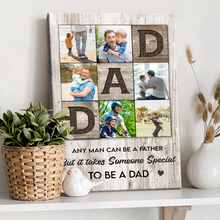 Custom Photo - Someone Special To Be A Dad -  Customized Personality Canvas - Gift For Dad Father