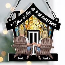 Our Sweet Home - Customized Personalized Window Suncatcher Ornament - Gift For Couple Husband Wife