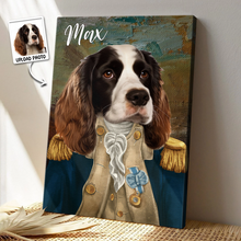 Custom Photo Funny Pet Portrait - Personalized Customized Canvas - Gift For Pet Lovers, Dog Lovers