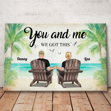 Summer Beach We Got This - Personality Customized Canvas - Gift For Couple Husband Wife