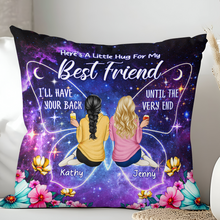 Here's A Little Hug For My Best Friend - Customized Personalized Pillow - Christmas Gift For Bestie Best Friend