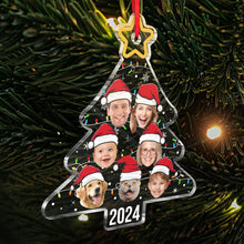 Family Upload Photo - Personalized Ornament - Christmas Gifts For Family Mom Dad Baby Kids