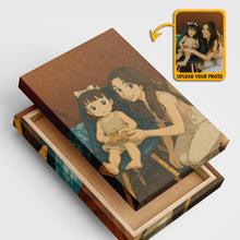 Animated Family Photo Ghibli Style Vertical - Turn Your Family Members Into Ghibli Characters - Gift For Family Members, Siblings