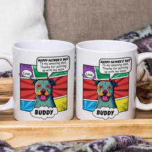 Pop Art Amazing Mom/Dad  -  Personalized Custom Ceramic Mug Gift For Dog Lovers