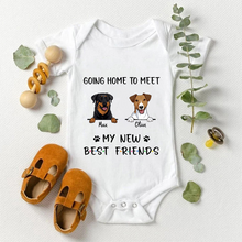 Going Home to Meet My New Best Friends - Personalized Custom Baby Onesie - Gift For Baby