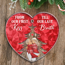 The Best Is Yet To Be - Customized Personalized Acrylic Ornament - Christmas Gift For Couple Husband Wife