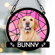 Pet Custom Photo - Personalized Acrylic Window Suncatcher Ornament - Gift For Dog Lovers