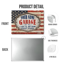 Garage I Can Fix Everything American Theme - Personalized Custom Metal Sign -  Gift For Dad, Husband, Him