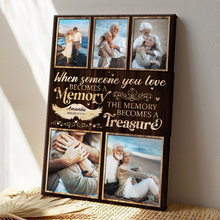 Custom Photo - When Someone You Love - Personality Customized Canvas - Gift For Loss Memorial Gift