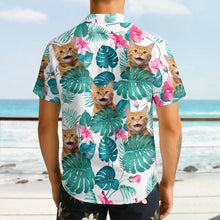 Custom Pet Photo Flowery - Personalized Customized Hawaiian Shirt - Lovely Gift For Pet Lovers
