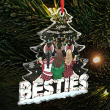 Christmas Bestie - Customized Personalized Arylic Ornament - Best Gift For Best Friend Gift Ideas