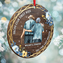 Annoying Each Other For Years - Personalized Wooden Cutout Ornament - Gift For Old Couple