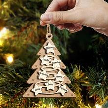 Family Is The Greatest Christmas Gift - Personalized 2-Layered Wooden Ornament - Gifts For Family