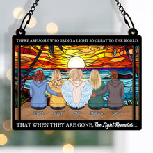 Our Love Is Always Worth Remembering - Personalized Acrylic Window Suncatcher Ornament - Gift For Family