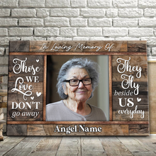 Custom Photo - Don't Go Away - Personality Customized Canvas - Gift For Loss Memorial Gift