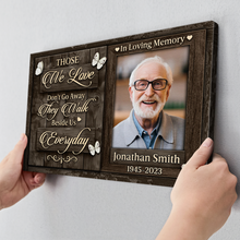 You're Always On My Mind - Personalized Customized Canvas - Memorial Gift For Family Members