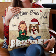 Together Besties Forever - Personalized Customized Pillow - Gift For Besties, Best Friends, BFF