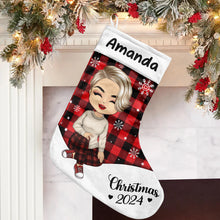 Merry Christmas - Customized Personalized Stocking - Christmas Gift For Family Dad Mom Daughter Son