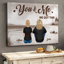 Couple Love Gift - Personalized Customized Canvas - Home Decoration For Couple