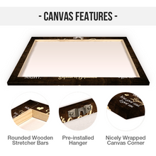 Custom Photo - Be Your Backbone - Personality Customized Canvas - Gift For Couple Husband Wife