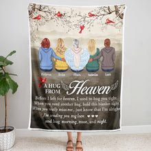 Before I Left For Heaven - Customized Personalized Blanket - Memorial Gift For Loss