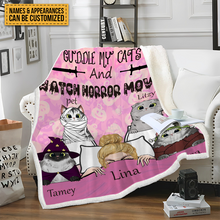 Personalized Custom Flannel Blanket Pet Fleece Blanket Gifts For Cat Lovers
