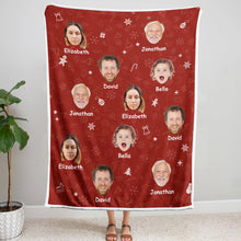 Custom Photo Family Christmas - Customized Personalized Blanket - Christmas Gift For Family