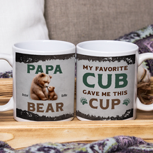 My Favorite Cub - Personalized Custom Ceramic Mug Gift For Papa