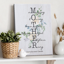 Composition Of Mother - Customized Personality Canvas - Gift For Mother Mom Grandma