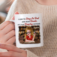 I Like To Stay In Bed - Customized Personalized Mug - Gift For Woman Girl