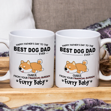 Best Dog Dad - Personalized Custom Ceramic Mug Gift For Dog Dad, Dog Lovers