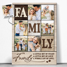 Custom Photo Our Family - Customized Personalized Canvas - Gift For Family Gift Ideas Warm Gift Ideas