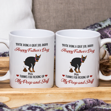 Thanks For Picking Up My Poop & Stuff - Personalized Custom Ceramic Mug Gift For Dog Lovers