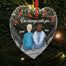 I'm Always With You Humming Bird - Personalized Acrylic Ornament - Gift For Couple, Family