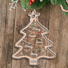 Wish You A Wonderful Christmas - Personalized Customized Ornament - Christmas Gifts For Family