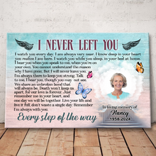 Custom Photo - Every Step With You - Personality Customized Canvas - Gift For Loss Memorial Gift