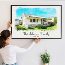 Custom Photo Your Little Home - Personalized Customized Canvas - Gift For Family Members