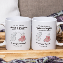 The Love Between Father & Daughter  - Customized Personality Mug - Gift For Dad Father's Day