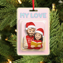 Custom Photo My Love - Personalized Acrylic Ornament - Christmas Gift For Family Member, Couples, Anniversary