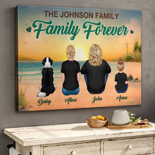 Family Forever - Personalized Customized Canvas Love Decoration For Family