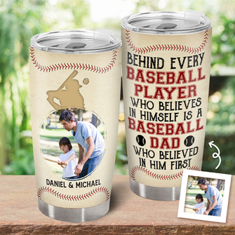 Custom Photo Every Player Who Believes In - Personalized Customized Tumbler Gift For Sport Fan