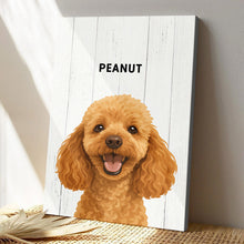 Animated Art Style Of Your Fur Angel - Personalized Customized Canvas - Lovely Gift For Pet Lovers