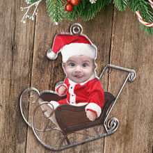 Custom Photo Family Ornament - Personalized Acrylic Ornament - Christmas Gift For Baby Kids, Newborn Baby