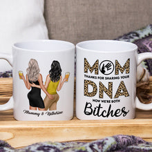 Thanks For Sharing DNA -  Gift For Mother, Mom Personalized Custom Ceramic Mug