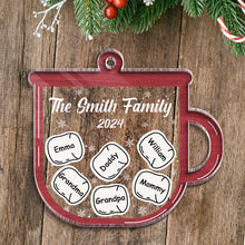 Family Love Is Lit Up Brightly - Personality Customized Ornament - Gifts For Family