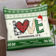 Retro Christmas Love - Personalized Custom Pillow - Christmas Gift For Family