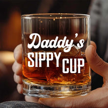 Daddy's Sippy Cup - Personalized Custom Whisky Glass - Father's Day Gift For Dad, Grandpa, Husband, Him