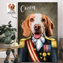 Custom Photo Funny Pet Portrait - Personalized Customized Canvas - Gift For Pet Lovers, Dog Lovers