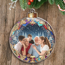 Family Christmas Bauble Shaped - Customized Acrylic Ornament - Christmas Gift For Familly