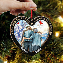 Heart Old Couple You & Me We Got This - Personalized 2-Layered Mix Ornament - Gift For Couple